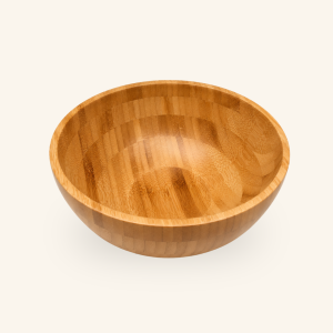 Bowl De Bambu Saladeira Grande Redondo (28cm)