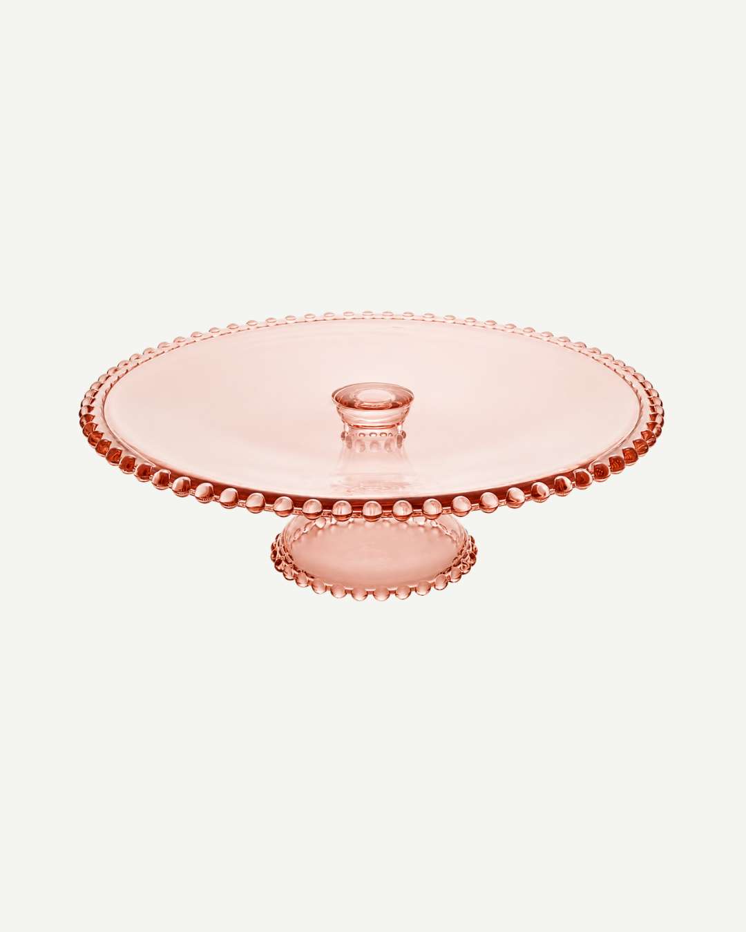Prato para Bolo de Cristal com Pé