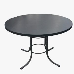 Mesa de Reunião Redonda Cinza