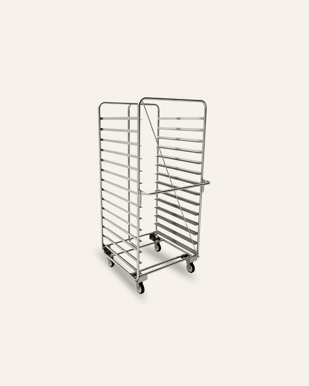 Carrinho Esqueleto Inox 12 andares