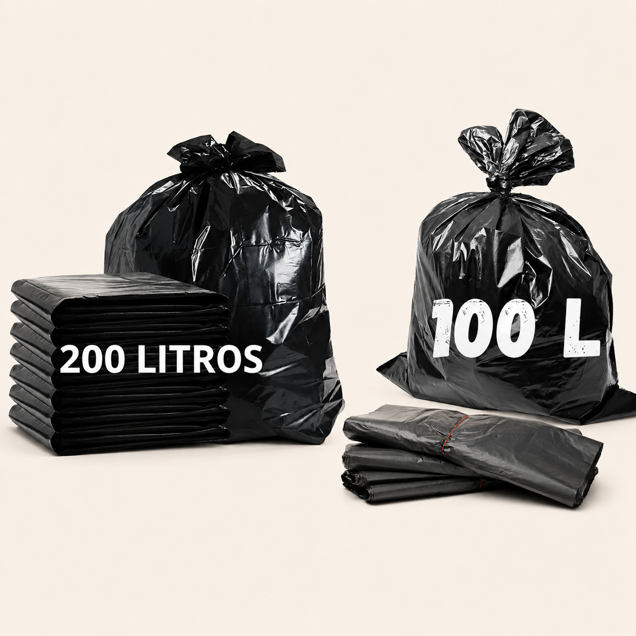 Sacos de Lixo 100L e 200L
